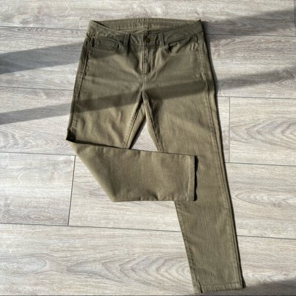 Michael Kors Olive Green Skinny Jeans - Picture 4 of 14